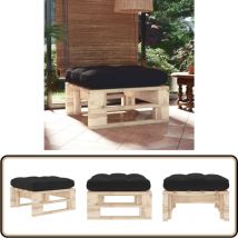 Pouf palette de jardin bois de pin imprégné - Pouf De Jardin - Pouf Palette - Mobilier De Jardin - Chaise Lounge - Relax