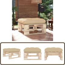 Pouf palette de jardin bois de pin imprégné - Pouf De Jardin - Pouf Palette - Mobilier De Jardin - Chaise Lounge - Relax