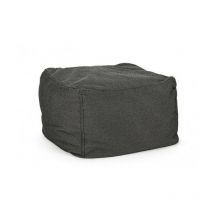 Pouf per esterno in tessuto Antracite sparrow 50x50x h36 cm
