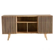 Credenza in mango con porte scorrevoli alba