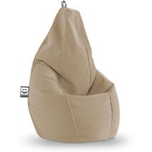 Happers - Pouf Poire Aquaclean Carabú Beige xxl Beige