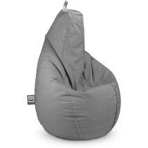 Pouf Poire Naylim Mate Gris Clair xl Happers