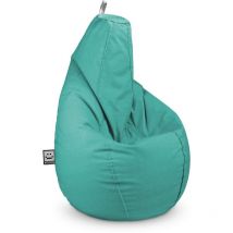 Pouf Poire Naylim Mate Turquoise xl Happers