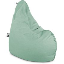 Happers - Pouf Poire Relax Velours Vintage Menthe xl Menthe