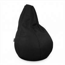 Happers - Pouf Poire Respirant 3D Noir xl Noir