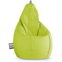 Pouf Poire Similicuir Indoor Vert Happers xxl