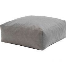 Oviala - Pouf de jardin pour canapé modulable gris - Mixi