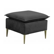 Mobilier1 - Pouf Providence 147, Tiffany 19, 45x50x50cm, Diametro: 0, Arazzo, Gambe: Metallo, 0