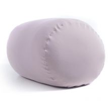 Livedeco - Pouf Repose Pieds Intérieur, Déhoussable, Salon, Chambre, Tissu Stretch élastique, Taupe BiG52