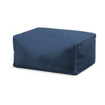 Sitting Point - Pouf Roll Softy Bleu petrole