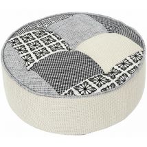 Toilinux - Pouf rond patchwork