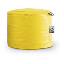 Pouf tabouret Similicuir Indoor Jaune Happers