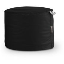 Pouf tabouret Similicuir Outdoor Noir Happers