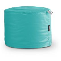 Pouf tabouret Similicuir Outdoor Turquoise Happers