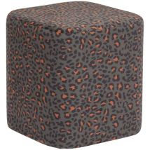 Pouf boudoir 38x40cm verde kaki - Atmosphera créateur d'intérieur