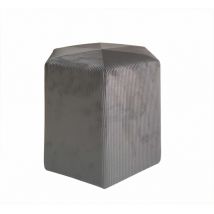 The Home Deco Factory - Pouf design velours Giulia