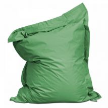 Solys - Pouf de jardin en polyester vert 180 x 145 cm