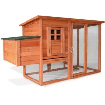 Bb-loisiram - Poulailler 3/6 Poules Cage Canard 2 Perchoir 182x75x103 Cm Modele 131 Xxl