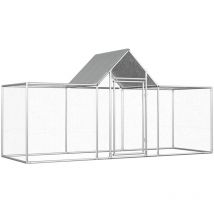 Maisonchic - Poulailler 3 x 1 x 1, 5 m Acier galvanisé RG3Q46273 design in