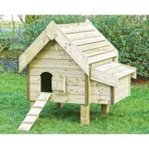 Ferme De Beaumont - Poulailler Ardennais chalet autoclave 4 à 7 poules