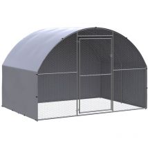 Maisonchic - Poulailler d'extérieur 3x2x2 m Acier galvanisé RG3Q20996 design in