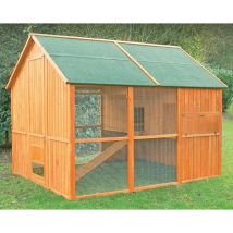 Ferme De Beaumont - Poulailler Norway Maxi poulailler volière toutes options 10 à 12 poules
