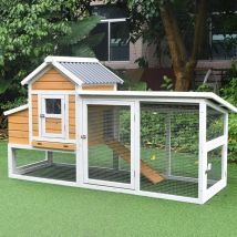 Animal Valley - Poulailler Toit Renforcé s Toit Plastique 4 à 6 Poules