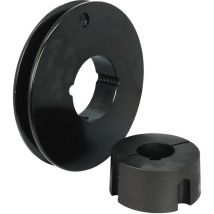 Poulie Courroie Trapézoïdale 1 Gorge Dp 80mm Arbre 28mm Moyeu 1210