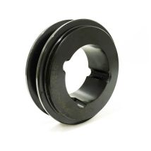 Poulie 1 gorge – 132 mm – Arbre ø24 mm – Charge maximale, Diamètre de corde