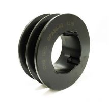 Lechevalier - Poulie 2 Gorges Diamètre 180 Mm Arbre ø28 Mm