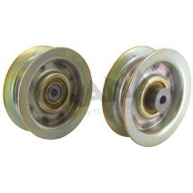 Poulie À Gorge Plate Adaptable John Deere Pour Tondeuseslt/ltr 155, 166, 180 Et Déneigeuses X530, X534, X540. Remplace Origine A