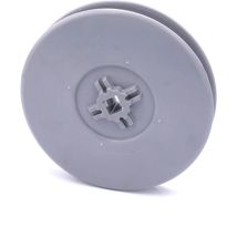 ZURFLUH FELLER – Riemenscheibe ZF G130C – Durchmesser 125 mm – Hochwertiger Kunststoff – Quadratisch