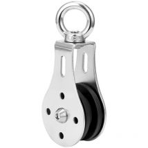 Poulie de Bloc, Roue de Traction à Rotation à 360 °, Poulie de Bloc en Acier Inoxydable, Charge 300 kg, Accessoires de Fitness