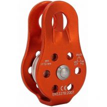 Poulie de poulie en Alliage d'aluminium Bloc de poulie à Corde Simple Robuste pour Corde de 12 mm Escalade 26KN