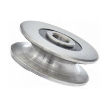 Poulie de roulement à billes en acier inoxydable avec rainure en u profonde de 8 mm, 250 kg, poulie en métal pour guide de levage, diamètre intérieur