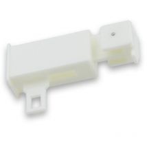 Poulie de tirage en polyamide ivoire pour tringle à rideau en profil chemin de fer 24 x 16mm Accessoire Fenêtre Store Baie vitrée Ouverture Fermeture