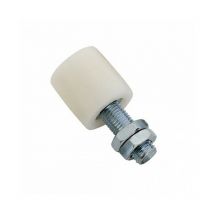 Poulie guide nylon pour portail - Ø30mm - L70mm - acier