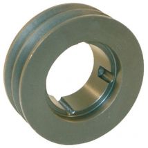 Poulie courroie trapezoidale en Fonte 2 dents , alésage 38mm ( Prix pour 1 )