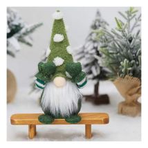 Poupées de Noël faites à la main, Père Noël dans des pendentifs en peluche