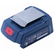 Soleil - tonchean Adaptateur électrique,Pour adaptateur usb Bosch Gaa18-24 avec voyant lumineux pour 14,4-18V