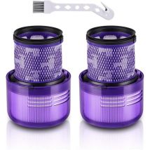 Filtre pour Dyson V11 V15, 2 Pack Filtres de remplacement pour Dyson V11 V15 SV14 SV17 SV22 Detect Absolute Animal Fluffy Torque Drive Motorhead