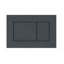 Sjqka - Para Geberit Sigma30 - Placa de accionamiento Sigma30, negro mate
