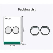 Pour les lentilles de myopie Vr2 1 paire de lentilles asphériques correctrices pour myopie en résine Accessoires de lunettes Ki