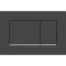 Pour panneau de commande Geberit Sigma30 3/6L - noir/chrome 115.883.KK.1