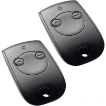 Tonchean - Pour Télécommande rts 2 canaux Pour contrôler 2 moteurs rts de portails et portes de garage, Noir-2PCS