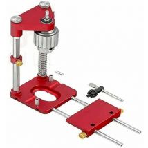 Pour une perceuse Outils de localisation Perceuse à bois, guide de perçage en ligne, perceuse à colonne portab automatique avec accessoires mèche