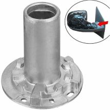 Support rétroviseur extérieur VW T5 T6 Amarok – Métal argenté – Compatible 7E1857000