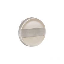 Bouton poussoir à fermeture avec porte-étiquette 10A - COMETE Couleur Titane