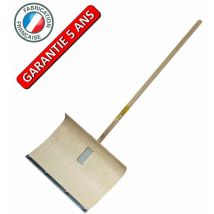 OUTILS PERRIN Poussoir à neige bois emmanché fixation rapide, outil pour le déneigement