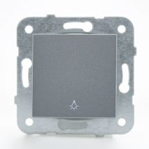 Poussoir fumé - (Méca+touche) gamme Karre Novella